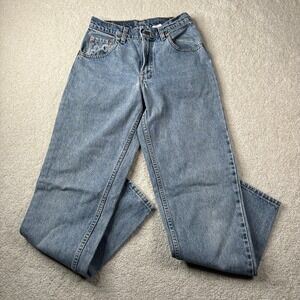 VTG Levis 560 Jeans Men's 28x34 Blue Tapered Leg Loose Fit Light Wash U.S.A 1995